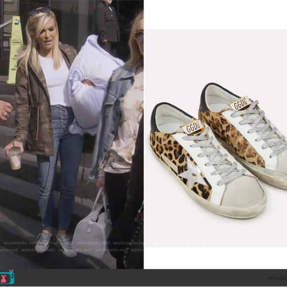 Golden Goose superstar, leopard, metallic laces. Size 39. - Picture 6 of 10